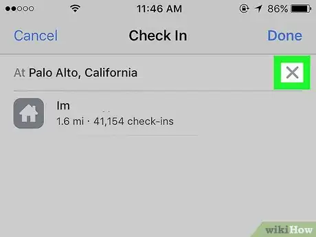 Image titled Remove the Location from Posts on Facebook Step 7