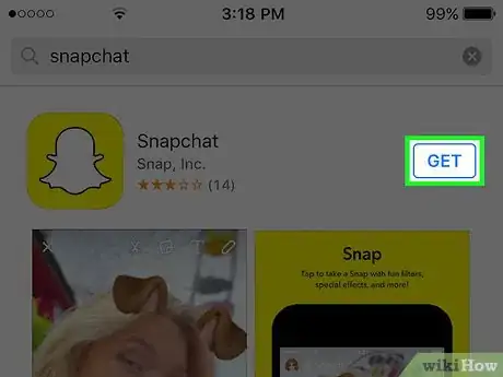 Image titled Download Snapchat on an iPhone Step 6