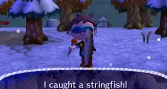 Catch a Stringfish in Animal Crossing