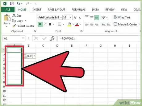 Image titled Add Autonumber in Excel Step 6