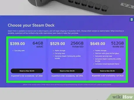 Image titled Pre Order a Steam Deck Step 3