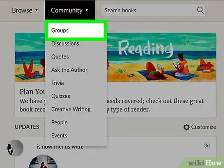 Image titled Use Goodreads Groups Step 1