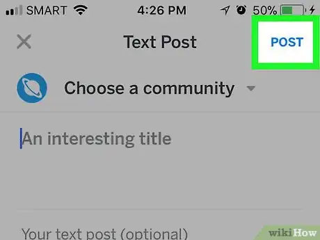 Image titled Post on Reddit Step 16