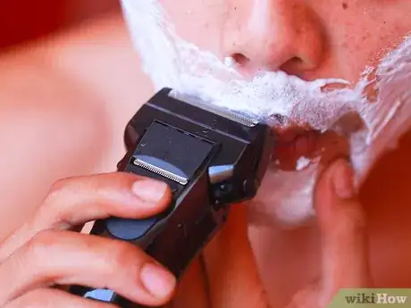 Image titled Shave With an Electric Shaver Step 15