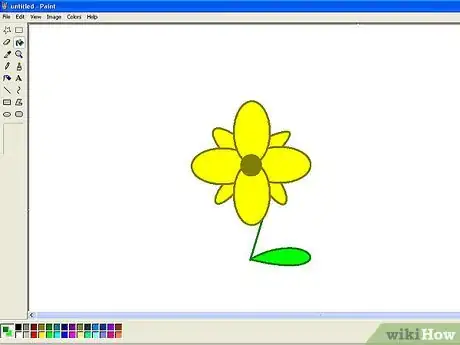 Image titled Draw a Flower in Microsoft Paint Step 16