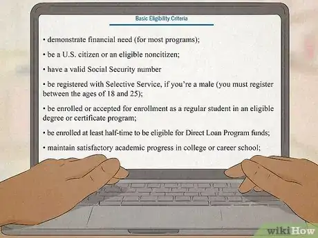 Image titled Get a Student Loan Step 1