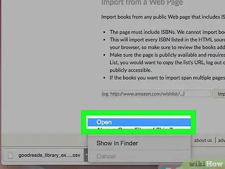 Image titled Export Your List of Shelved Books from Goodreads Step 7