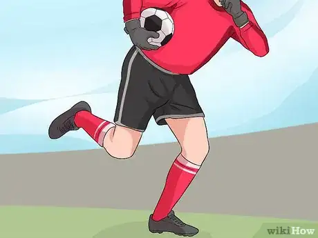 Image titled Half Volley a Soccer Ball Step 3