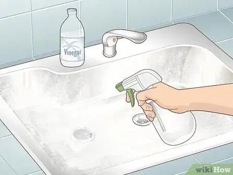Image titled Clean a Kitchen Sink with Vinegar Step 4