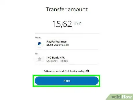 Image titled Transfer Money from PayPal to a Bank Account Step 17