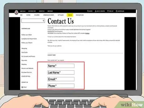 Image titled Contact Moncler Step 1