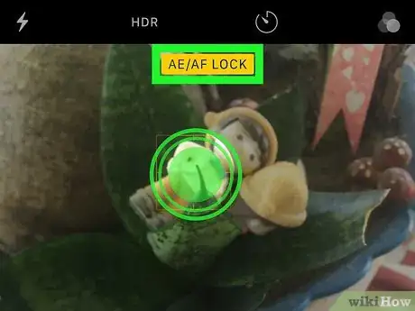 Image titled Use AE_AF Lock on an iPhone Camera Step 3