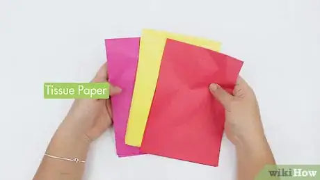 Image titled Make Tissue Paper Roses Step 1