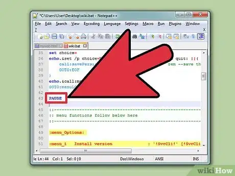 Image titled Create a Batch File Step 5