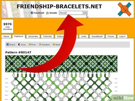 Image titled Choose a Pattern on Friendship–Bracelets.net Step 8