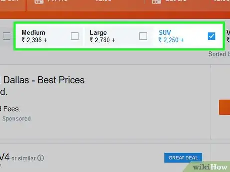 Image titled Rent a Car on Kayak Step 7