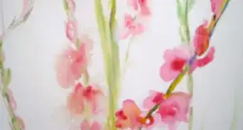 Paint Gladioli in Watercolor
