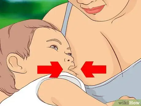 Image titled Avoid Sore Nipples While Breast Feeding Step 4