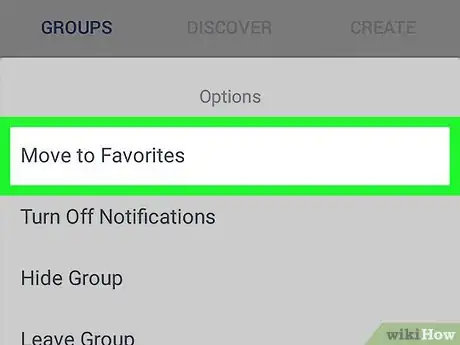 Image titled Organize Facebook Groups on Android Step 5