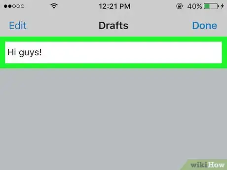 Image titled Access Drafts on Twitter on iPhone or iPad Step 4