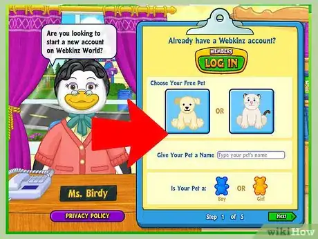 Image titled Play on Webkinz Step 1