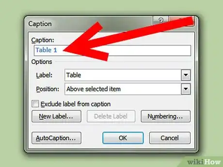 Image titled Add a Caption to a Table in Word Step 4