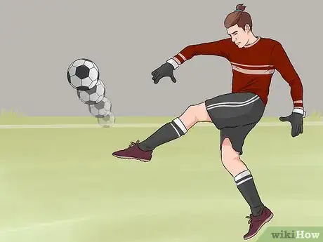 Image titled Half Volley a Soccer Ball Step 6