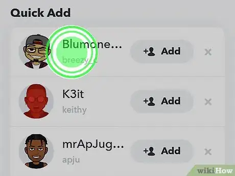 Image titled Block Someone on Snapchat Step 2