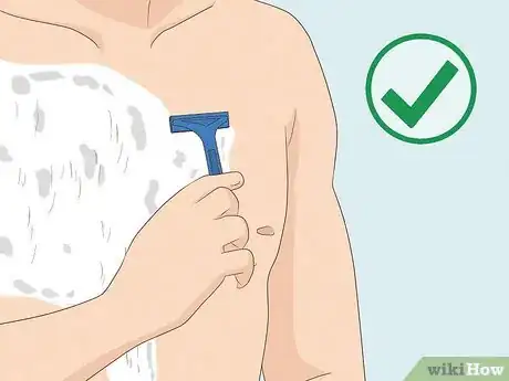 Image titled Is It Ok to Shave Chest Hair Step 1