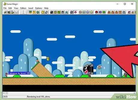 Image titled Build a Door and Level Entrance in Lunar Magic Step 1