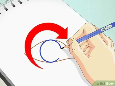 Image titled Draw Human Eyes Step 4