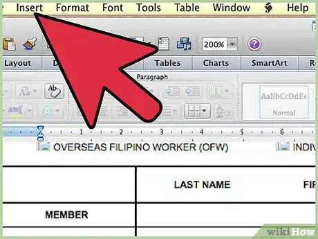 Image titled Fill Out Paper Forms with MS Word Step 7