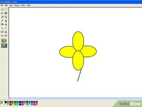 Image titled Draw a Flower in Microsoft Paint Step 13