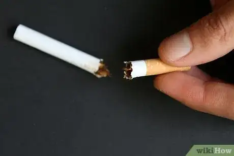 Image titled Breaking off the filter end Step 1