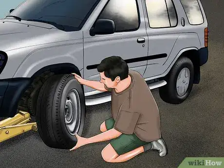 Image titled Change the Front Pads and Rotors on a 2001 Nissan Xterra 4X4 Step 2