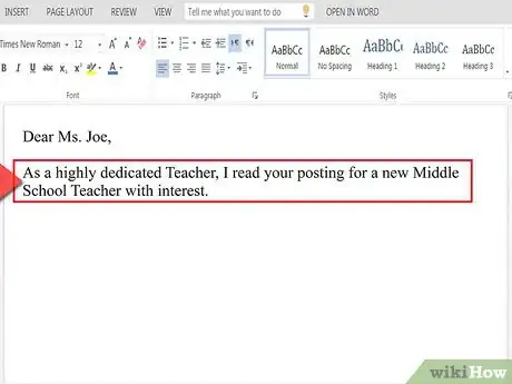 Image titled Write a Teaching Cover Letter Step 5