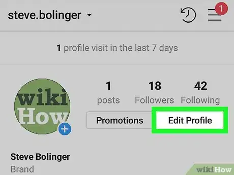 Image titled Get Multiple Lines in an Instagram Bio on Android Step 3