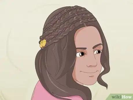 Image titled Pick a Half Up Wedding Hairstyle Step 12