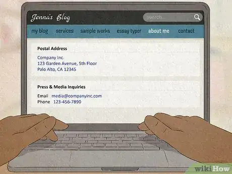 Image titled What Should You Put on a Personal Website Step 7