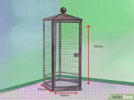 Image titled Care for a Hyacinth Macaw Step 1