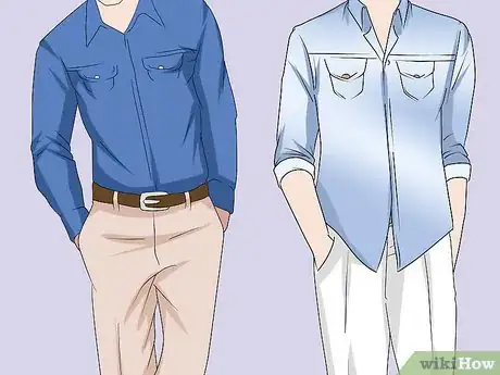 Image titled Wear a Denim Shirt Step 2
