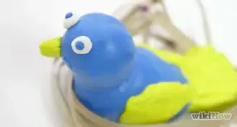 Make a Sitting Bird Out of Clay