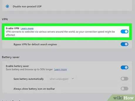 Image titled Turn on the Built‐In VPN for Opera Browser Step 10
