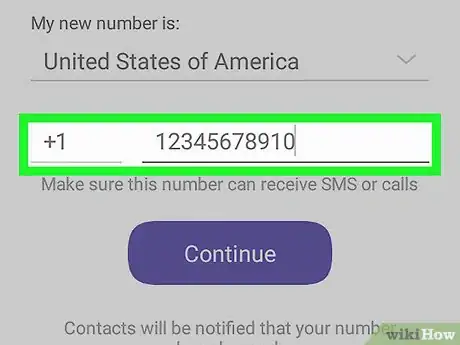 Image titled Change Number on Viber on Android Step 8