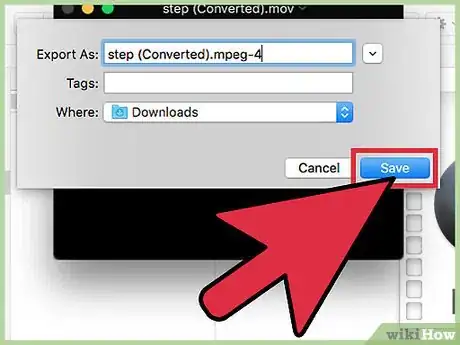 Image titled Convert MOV to MP4 and HD MP4 With Quicktime Pro 7 Step 11