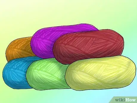 Image titled Crochet Rainbow Dish Cloths Step 1