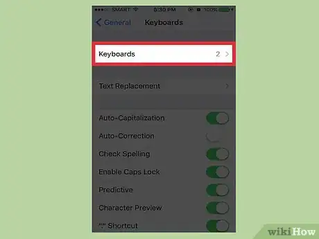 Image titled Add a New Keyboard on an iPhone Step 4