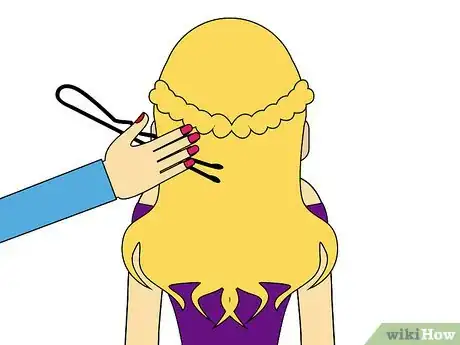 Image titled Create a Bubble Ponytail Step 9