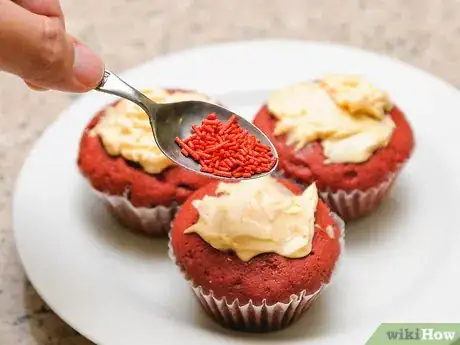 Image titled Bake Red Velvet Cupcakes Step 10