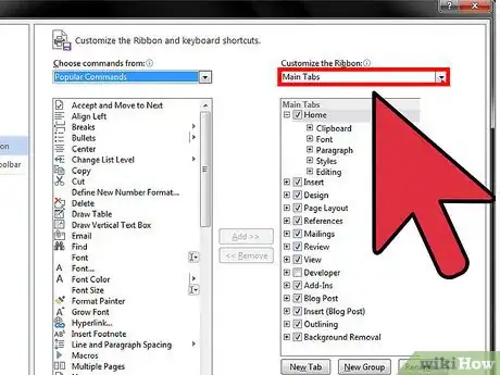 Image titled Add the Developer Tab to the Ribbon in Word Step 4